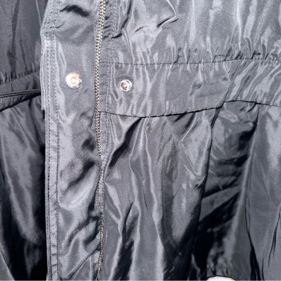 a new day Black Hooded Peplum Active Lightweight Packable Jacket XL - Picture 7 of 8